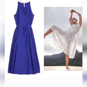 ATHLETA CANOPY PARACHUTE DRESS SIZE S blue color new never used perfect conditio